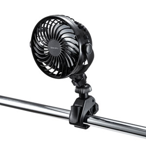 VEH-FAN1 / 小型クランプ扇風機(充電式)