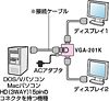VGA-201K / コンパクトVGA分配器（2分配）