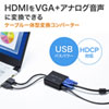 VGA-CVHD6 HDMI信号VGA変換コンバーター VGA-CVHD6 / HDMI信号VGA変換コンバーター