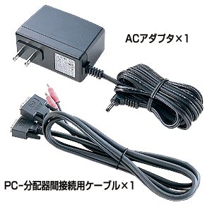 VGA-DV4 / DVIディスプレイ分配器（4分配）