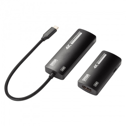 VGA-EXHDC / USB Type-CーHDMI変換エクステンダー（4K対応）