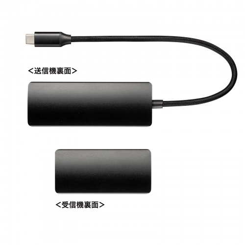 VGA-EXHDC / USB Type-CーHDMI変換エクステンダー（4K対応）