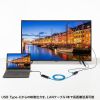 VGA-EXHDC / USB Type-CーHDMI変換エクステンダー（4K対応）