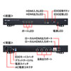 VGA-EXHDLTL4 HDMIエクステンダー(送信機・4分配) VGA-EXHDLTL4 / HDMIエクステンダー(送信機・4分配)