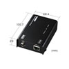 VGA-EXHDLTR HDMIエクステンダー(受信機) VGA-EXHDLTR / HDMIエクステンダー(受信機)