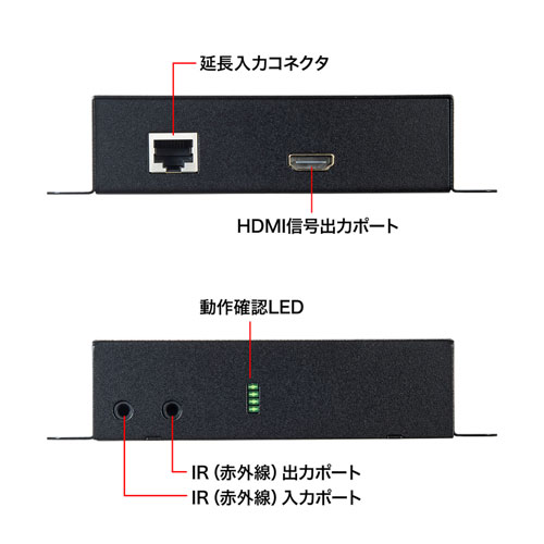 VGA-EXHDPOER / PoE対応HDMI分配エクステンダー（受信機）