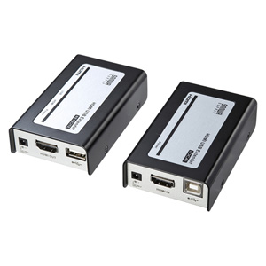 VGA-EXHDU【HDMI+USB2.0エクステンダー】HDMIとUSB2.0を1080P(1920