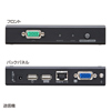 VGA-EXKVMU KVMエクステンダー(USB用・セットモデル) VGA-EXKVMU / KVMエクステンダー(USB用・セットモデル)