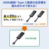 VGA-EXWHD12CTX 4K対応ワイヤレスHDMIエクステンダー(Type-C接続用・送信機のみ) VGA-EXWHD12CTX / 4K対応ワイヤレスHDMIエクステンダー(Type-C接続用・送信機のみ)