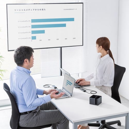 VGA-EXWHD12SET / 4K対応ワイヤレスHDMIエクステンダー（HDMI送信機2台・収納BOXセット）