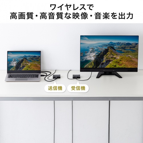 VGA-EXWHD13【ワイヤレスHDMIエクステンダー(最大60m延長 VGA-EXWHD13【ワイヤレスHDMIエクステンダー(最大60m延長