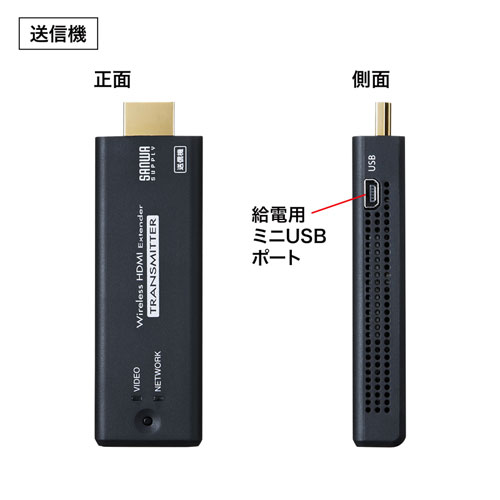 VGA-EXWHD4 / ワイヤレスHDMIエクステンダー（直付けタイプ・セットモデル）