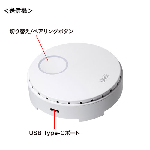 VGA-EXWHD6CTX / ワイヤレスHDMIエクステンダー（USB3.1 Type-C接続用・送信機のみ）