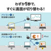 VGA-EXWHD6CTX ワイヤレスHDMIエクステンダー(USB3.1 Type-C接続用・送信機のみ) VGA-EXWHD6CTX / ワイヤレスHDMIエクステンダー(USB3.1 Type-C接続用・送信機のみ)