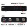 VGA-HDRSP2 4K/60Hz・HDR対応HDMI分配器(2分配) VGA-HDRSP2 / 4K/60Hz・HDR対応HDMI分配器(2分配)