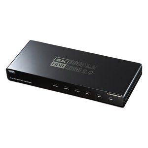 VGA-HDRSP2【4K/60Hz・HDR対応HDMI分配器（2分配）】最大4K/60Hz出力に 