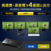 VGA-HDRSP4 4K/60Hz・HDR対応HDMI分配器(4分配) VGA-HDRSP4 / 4K/60Hz・HDR対応HDMI分配器(4分配)