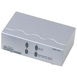 VGA-HRSW2 / スイッチ付モニタ分配器(2分配)
