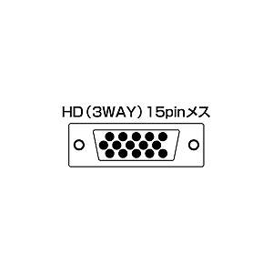VGA-HRSW4 / スイッチ付モニタ分配器（4分配）