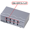 VGA-HRSW4 スイッチ付モニタ分配器(4分配) VGA-HRSW4 / スイッチ付モニタ分配器(4分配)