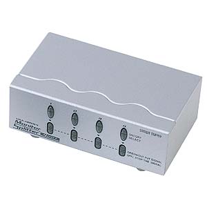 VGA-HRSW4 / スイッチ付モニタ分配器(4分配)