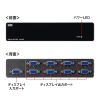 VGA-SP8 高性能ディスプレイ分配器(8分配) VGA-SP8 / 高性能ディスプレイ分配器(8分配)