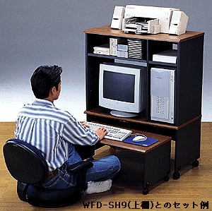 WFD-DTH2【座デスク 】キーボードテーブルが独立。自由な姿勢で入力