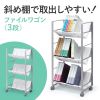 WG-100N2 ファイルワゴン(3段) WG-100N2 / ファイルワゴン(3段)