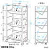 WG-100N / ファイルワゴン（3段）