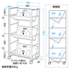 WG-100 ファイルワゴン(3段) WG-100 / ファイルワゴン(3段)