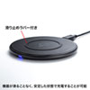 WLC-PAD16BK ワイヤレス充電パッド(5W) WLC-PAD16BK / ワイヤレス充電パッド(5W)
