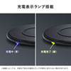 WLC-PAD16BK ワイヤレス充電パッド(5W) WLC-PAD16BK / ワイヤレス充電パッド(5W)