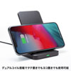 WLC-STN17BK ワイヤレス充電スタンド(5W) WLC-STN17BK / ワイヤレス充電スタンド(5W)