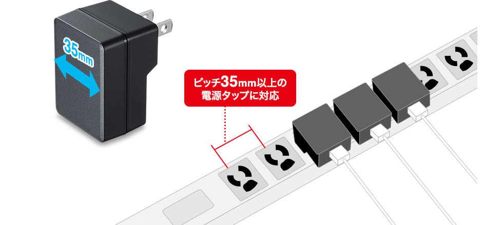 USB充電器 1A 高耐久タイプ  新色 サンワサプライ ACA-IP55BK