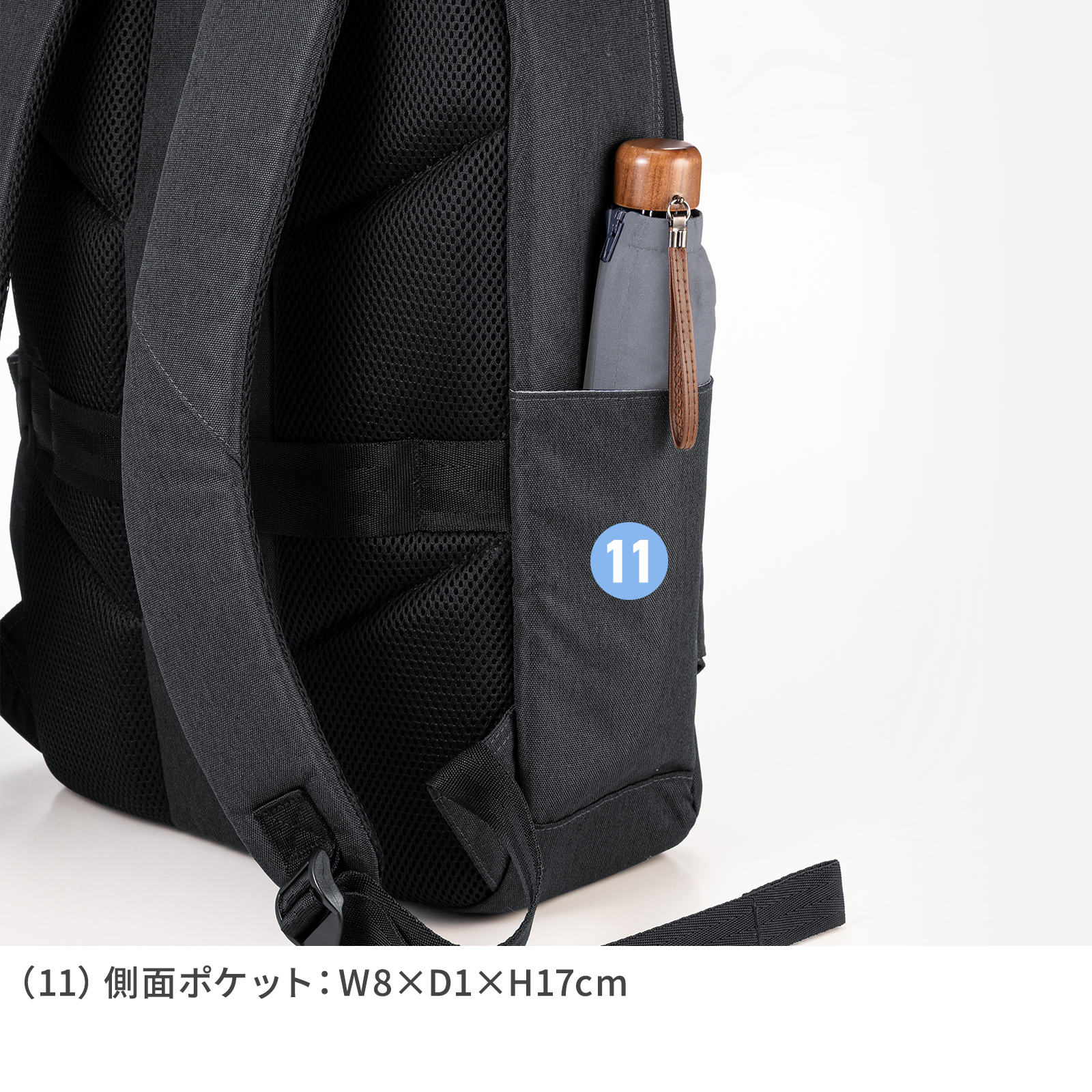 側面ポケット1の寸法