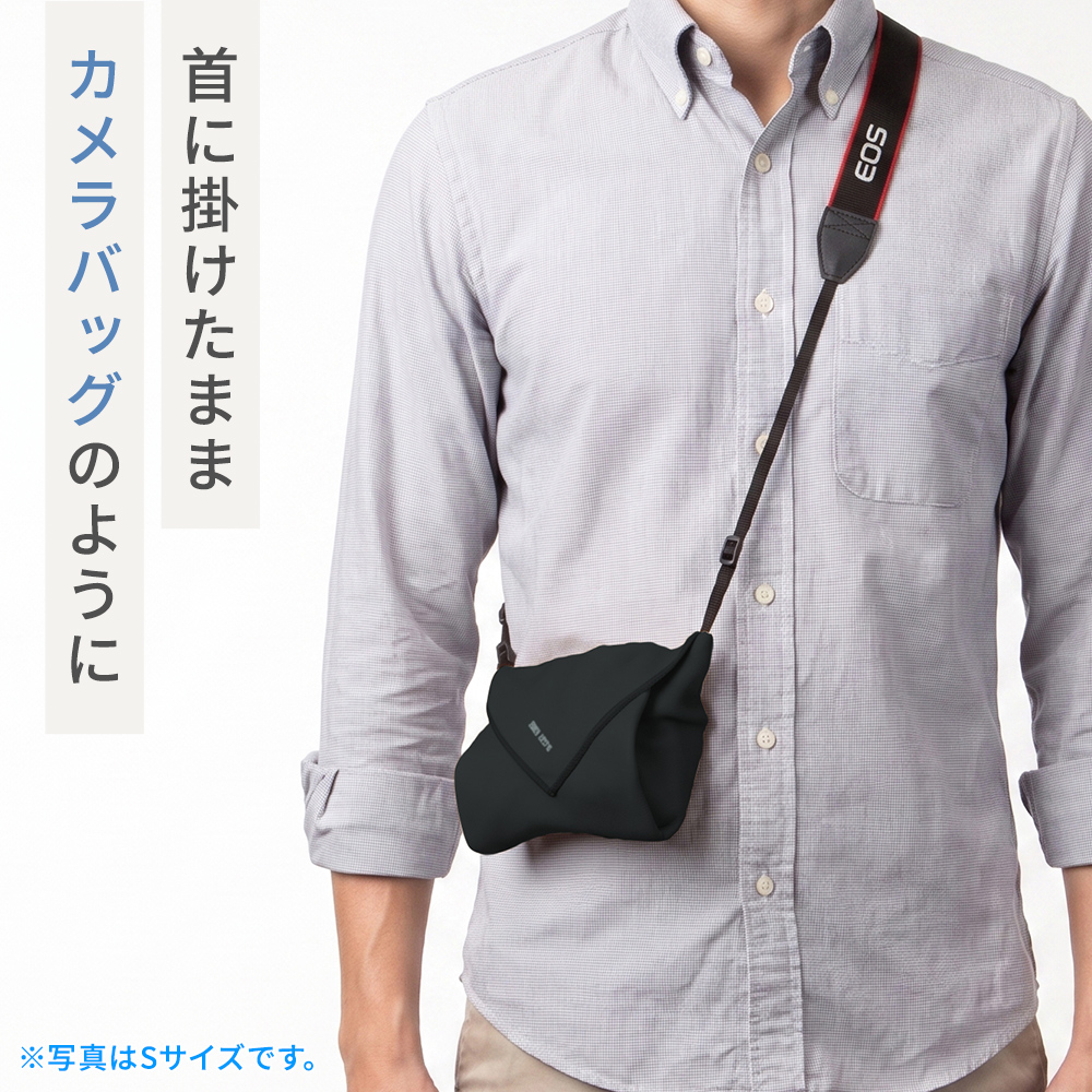 カメラバッグのように