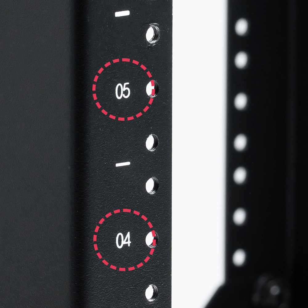 見やすいユニット番号印字付き