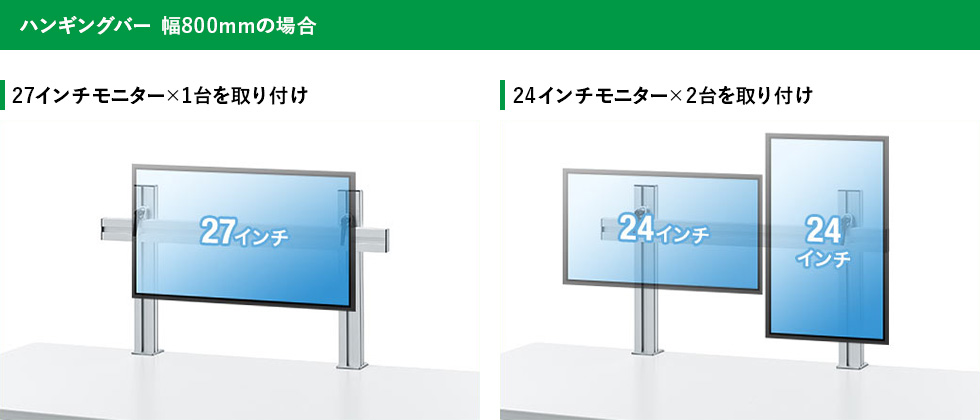 CR-HGCHB1800W【アーム取付け用バー（W1800mm）】CR-HGシリーズ用