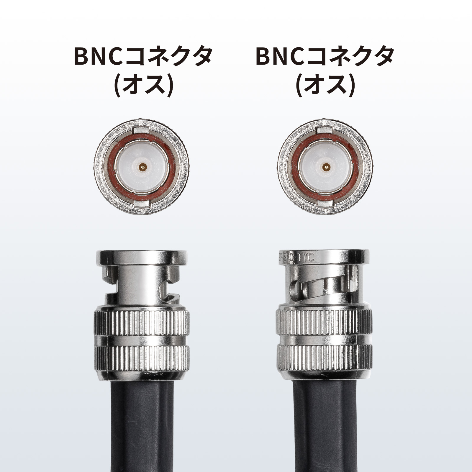 BNC75Ωコネクタ採用