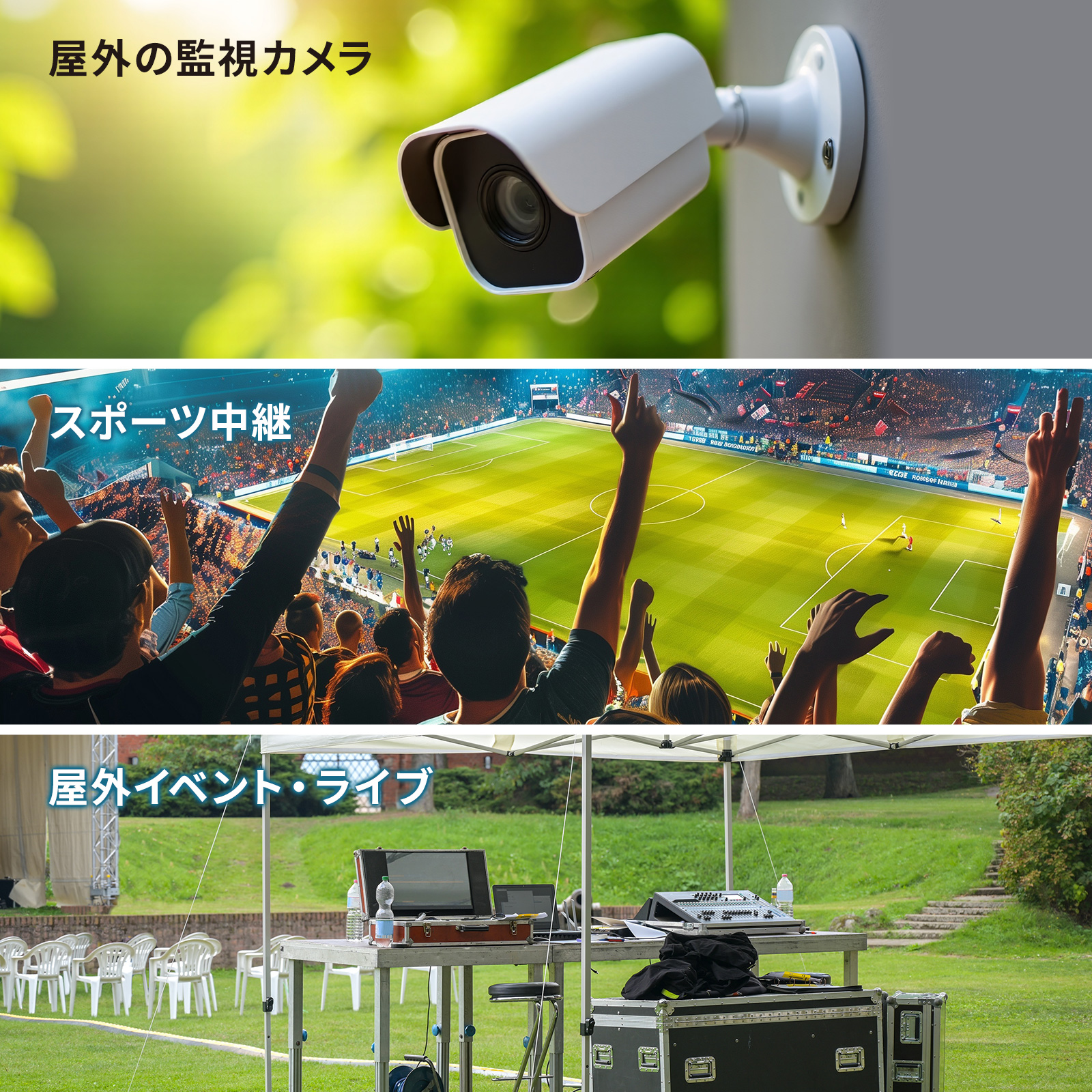 屋外での使用に