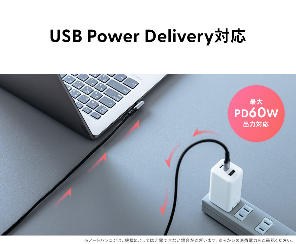USB Power DeIivery対応