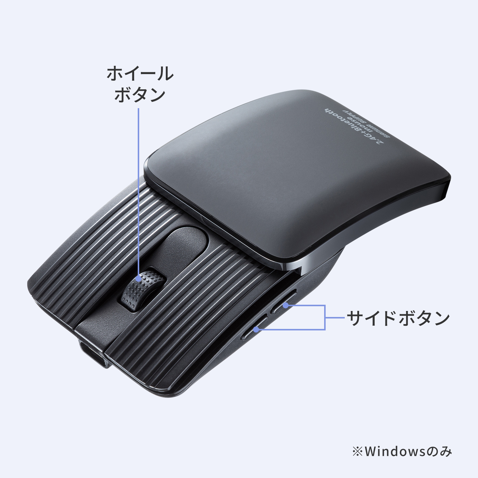 ボタン割り当て機能付き