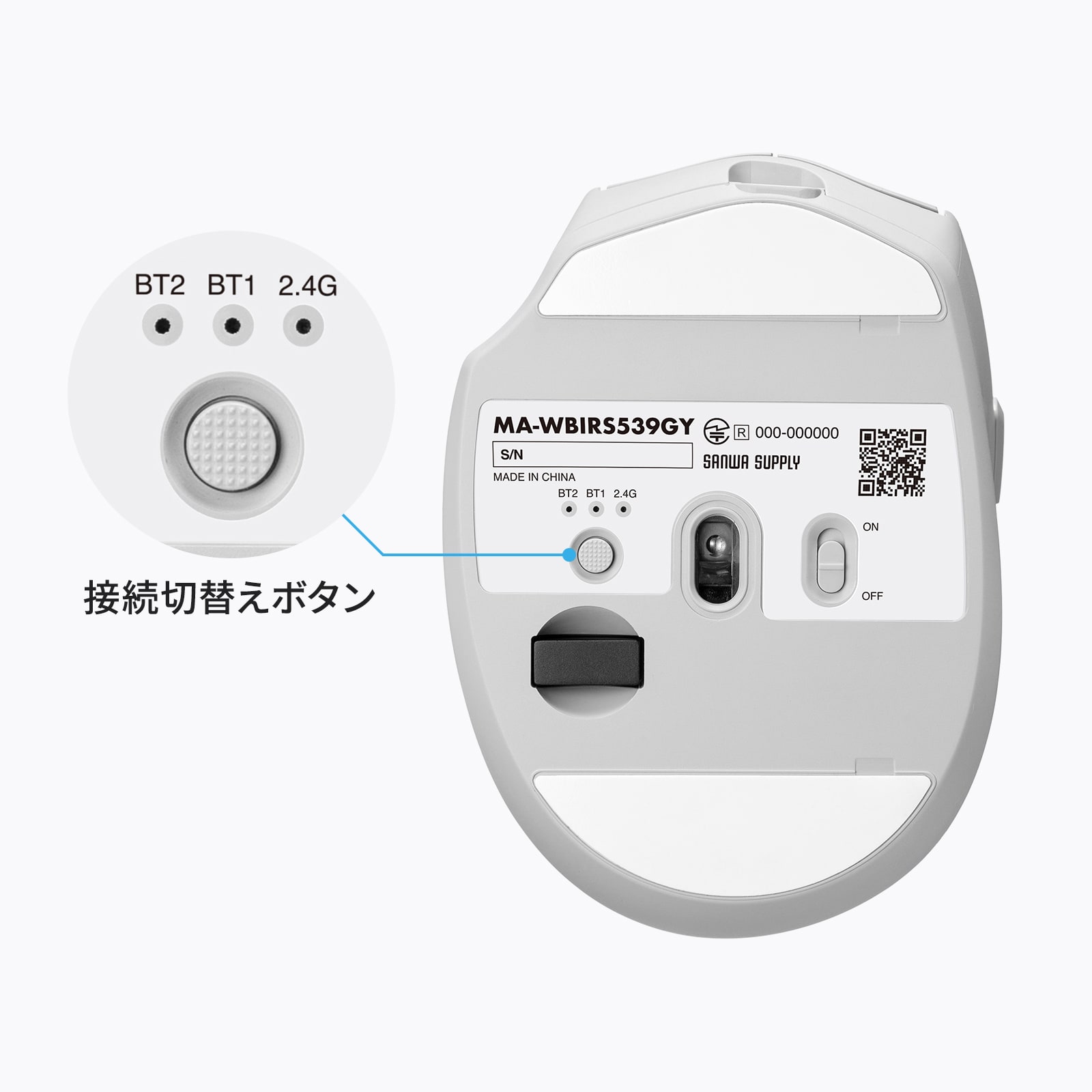 接続切替えボタン