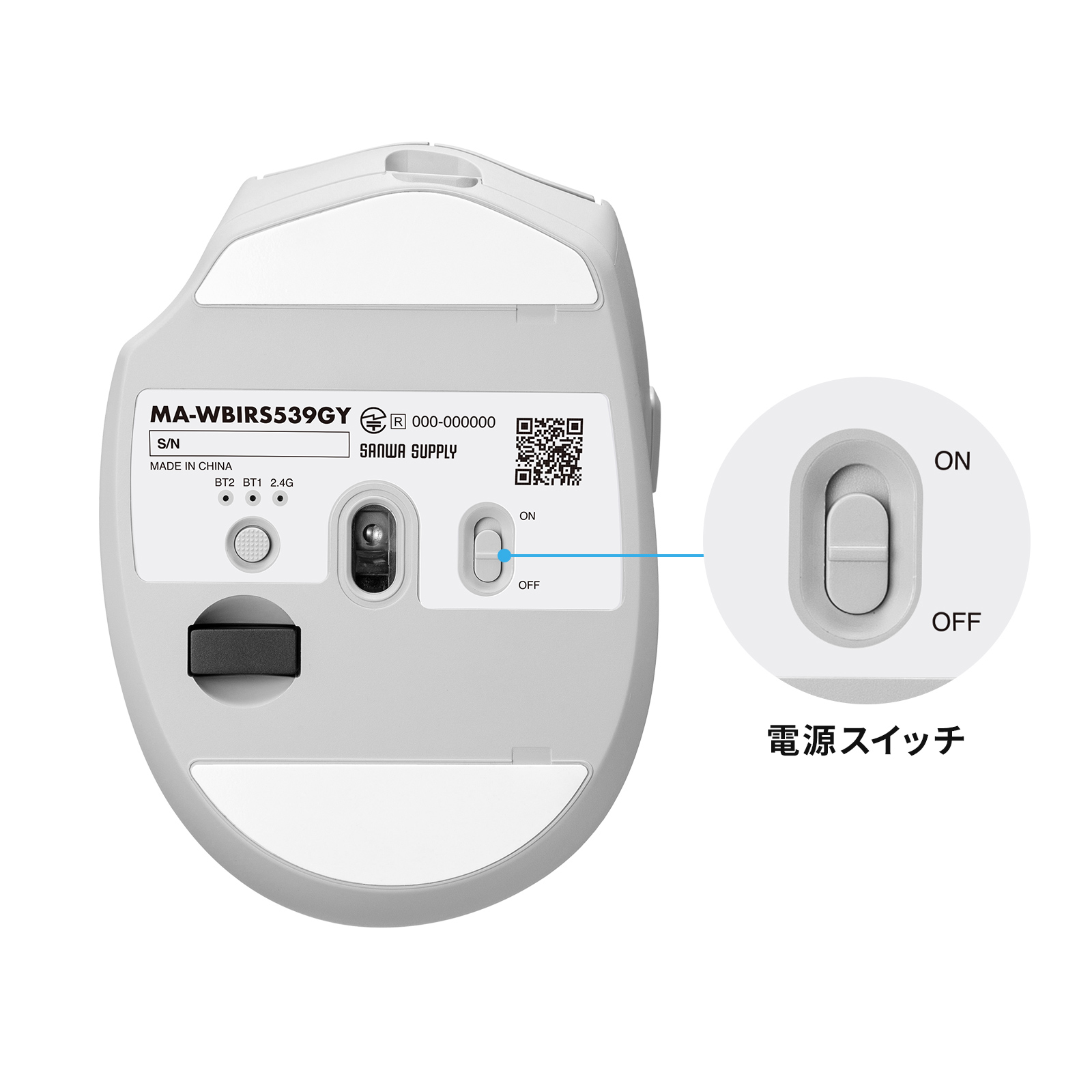 電源スイッチで電力節約