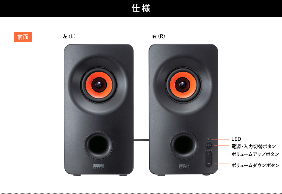 Bluetooth対応 3WAYマルチメディアスピーカー