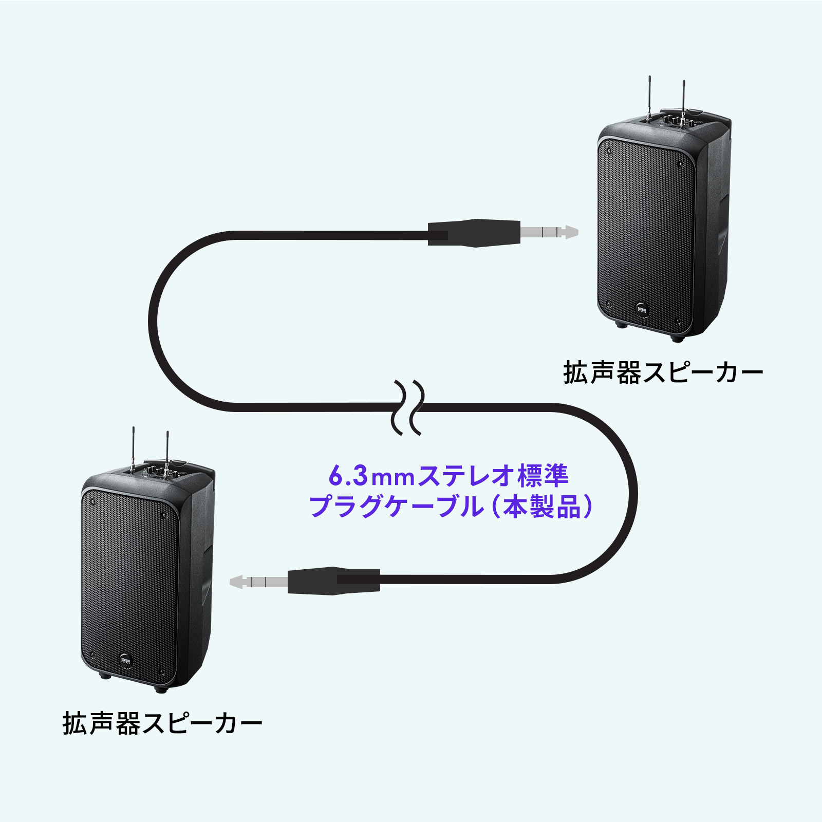 拡声器の連結におすすめ