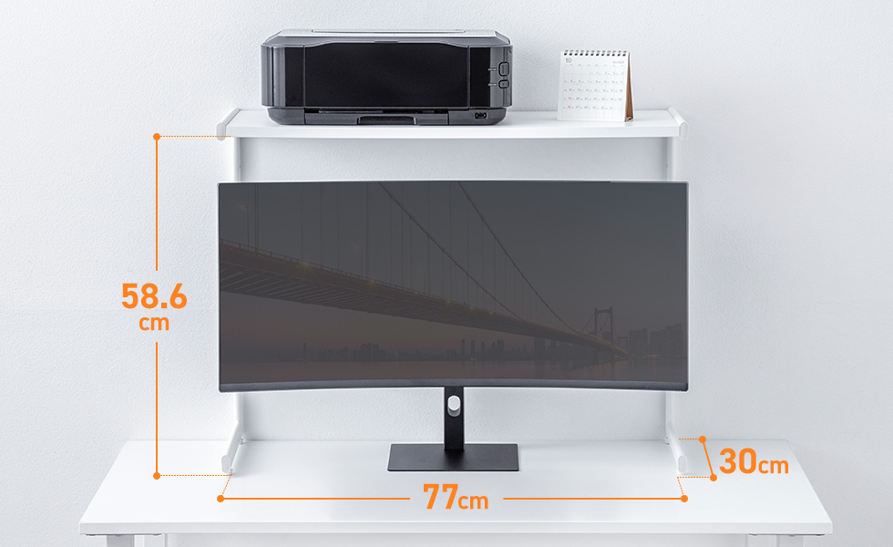 大型のモニターにも対応