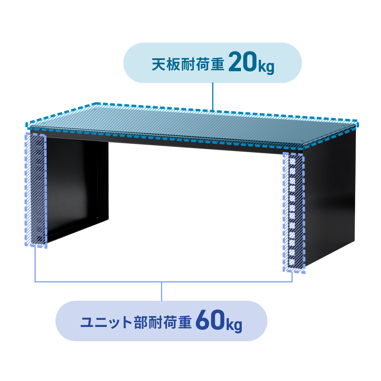 専用パーツで固定