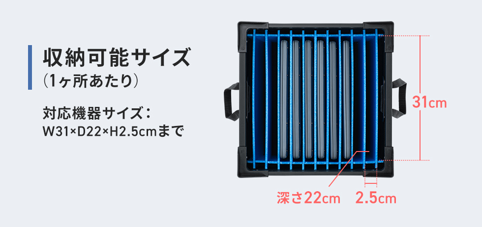 収納可能サイズ