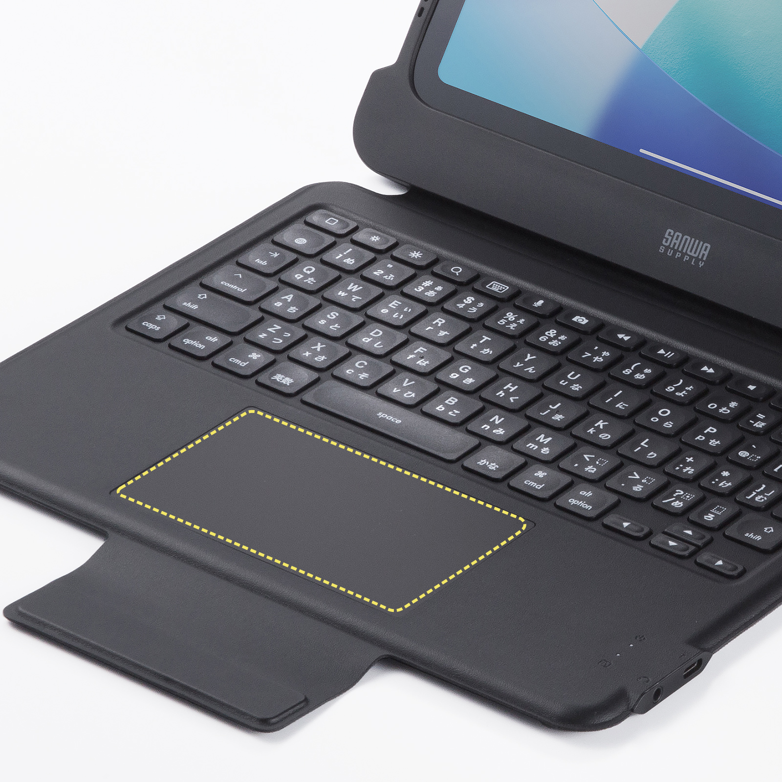大型タッチパッドで、iPad操作がもっとスムーズに